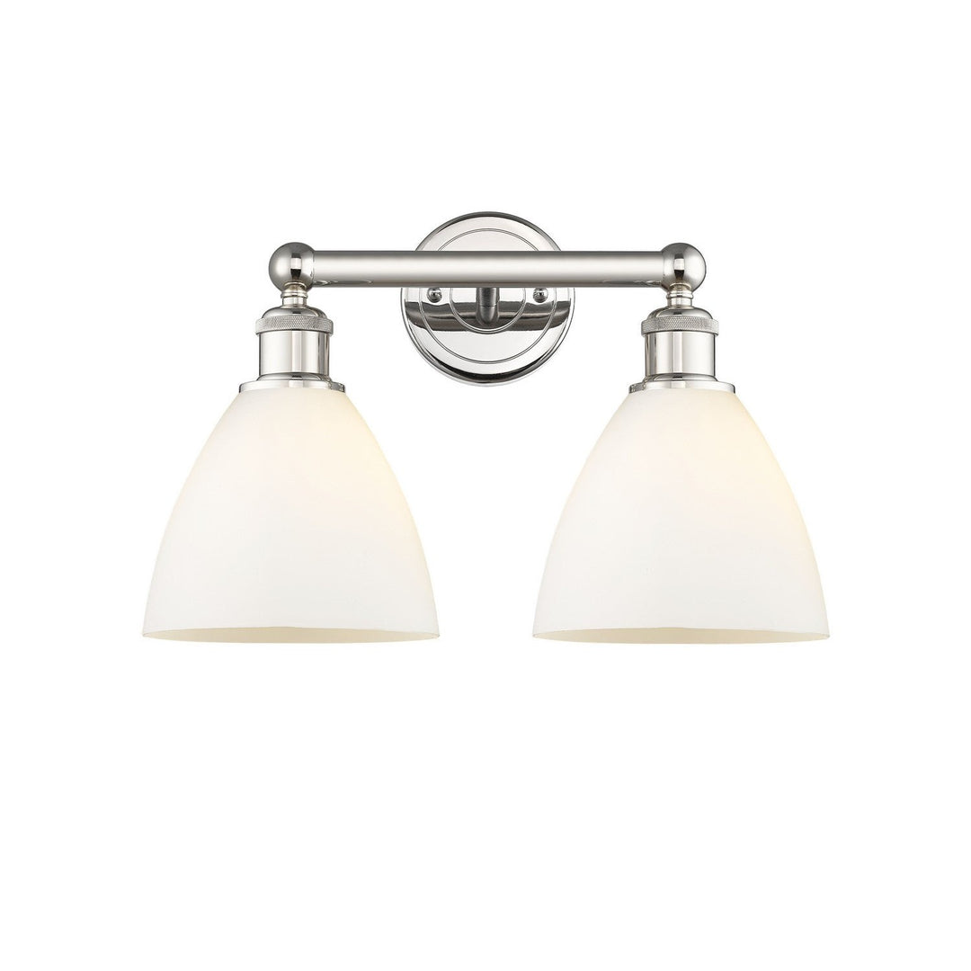 Innovations Edison 616-2W-PN-GBD-751 Bath Vanity Light 17 in. wide - Polished Nickel