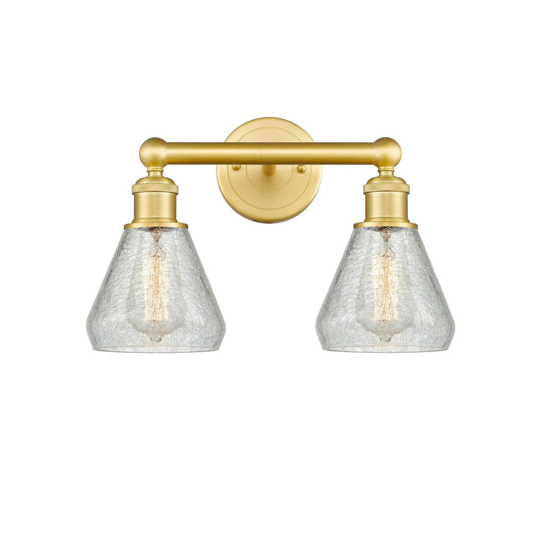 Innovations Edison 616-2W-SG-G275 Bath Vanity Light 15 in. wide - Satin Gold