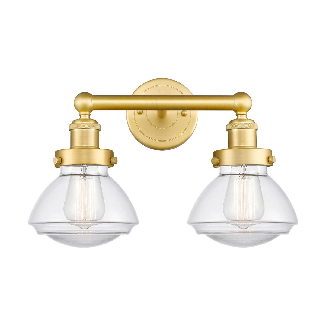 Innovations Edison 616-2W-SG-G322 Bath Vanity Light 16 in. wide - Satin Gold