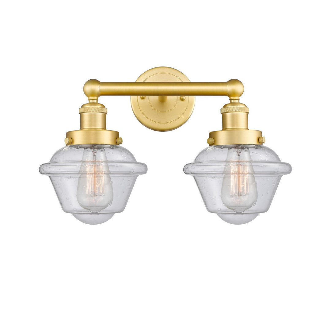 Innovations Edison 616-2W-SG-G534 Bath Vanity Light 16 in. wide - Satin Gold