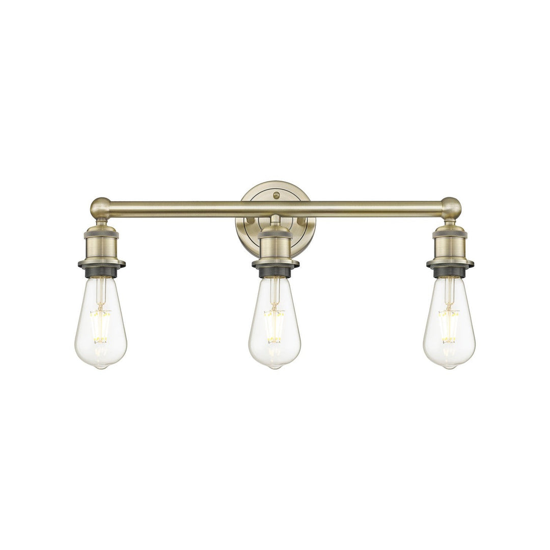 Innovations Downtown Urban 616-3W-AB Bath Vanity Light 18 in. wide - Antique Brass