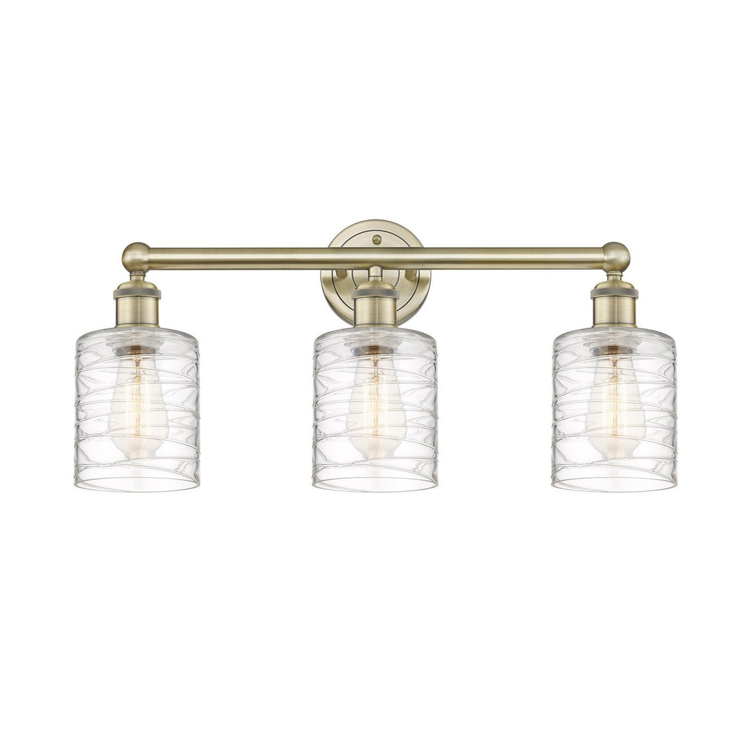 Innovations Edison 616-3W-AB-G1113 Bath Vanity Light 23 in. wide - Antique Brass