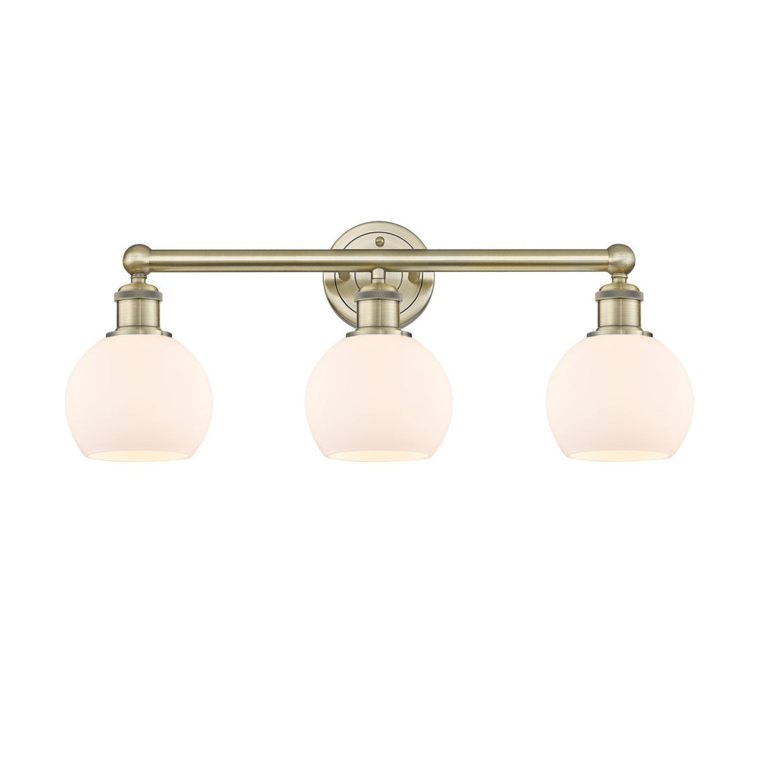 Innovations Edison 616-3W-AB-G121-6 Bath Vanity Light 24 in. wide - Antique Brass