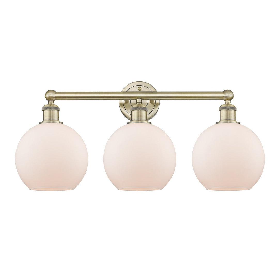 Innovations Downtown Urban 616-3W-AB-G121-8 Bath Vanity Light 26 in. wide - Antique Brass