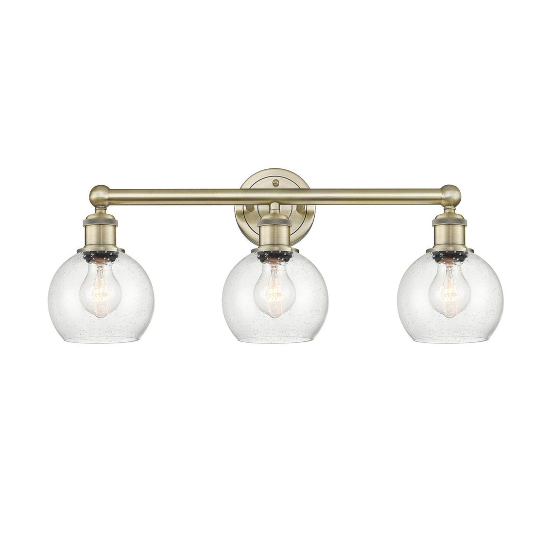 Innovations Edison 616-3W-AB-G124-6 Bath Vanity Light 24 in. wide - Antique Brass
