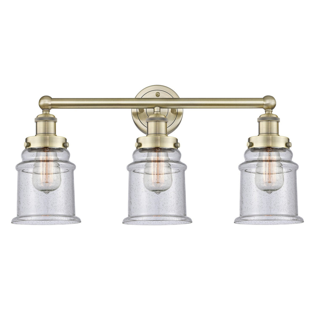Innovations Edison 616-3W-AB-G184 Bath Vanity Light 24 in. wide - Antique Brass