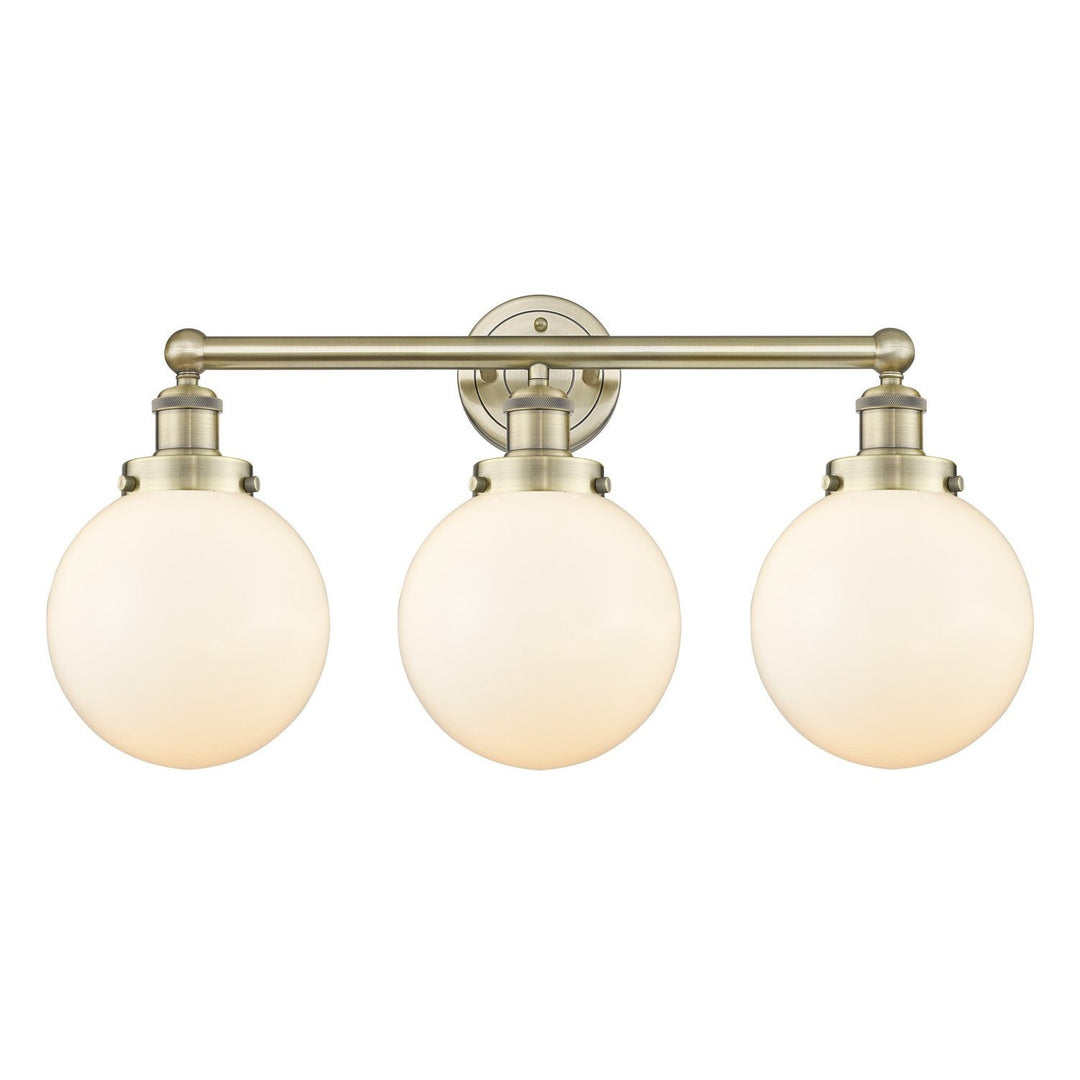 Innovations Edison 616-3W-AB-G201-8 Bath Vanity Light 25 in. wide - Antique Brass