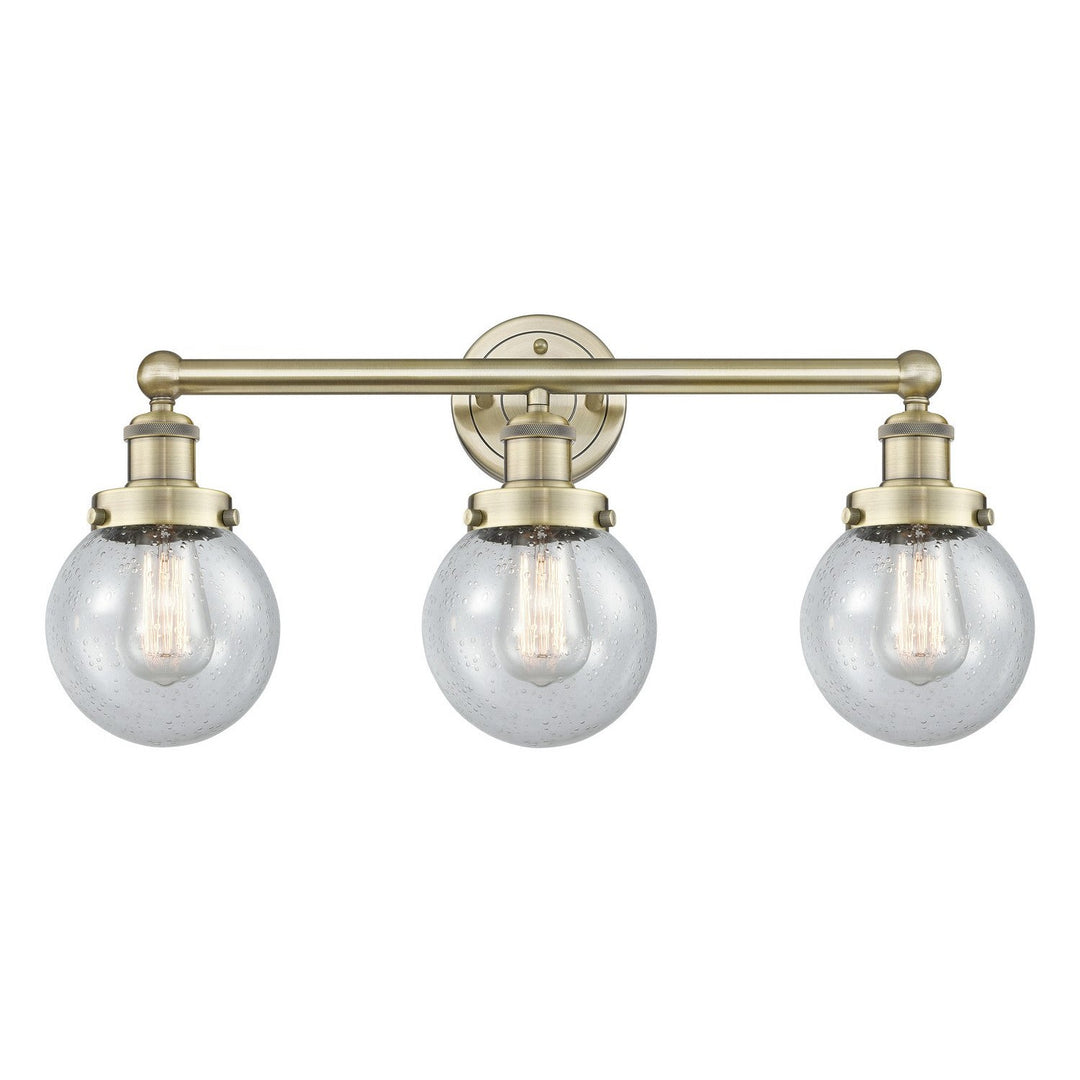 Innovations Edison 616-3W-AB-G204-6 Bath Vanity Light 25 in. wide - Antique Brass