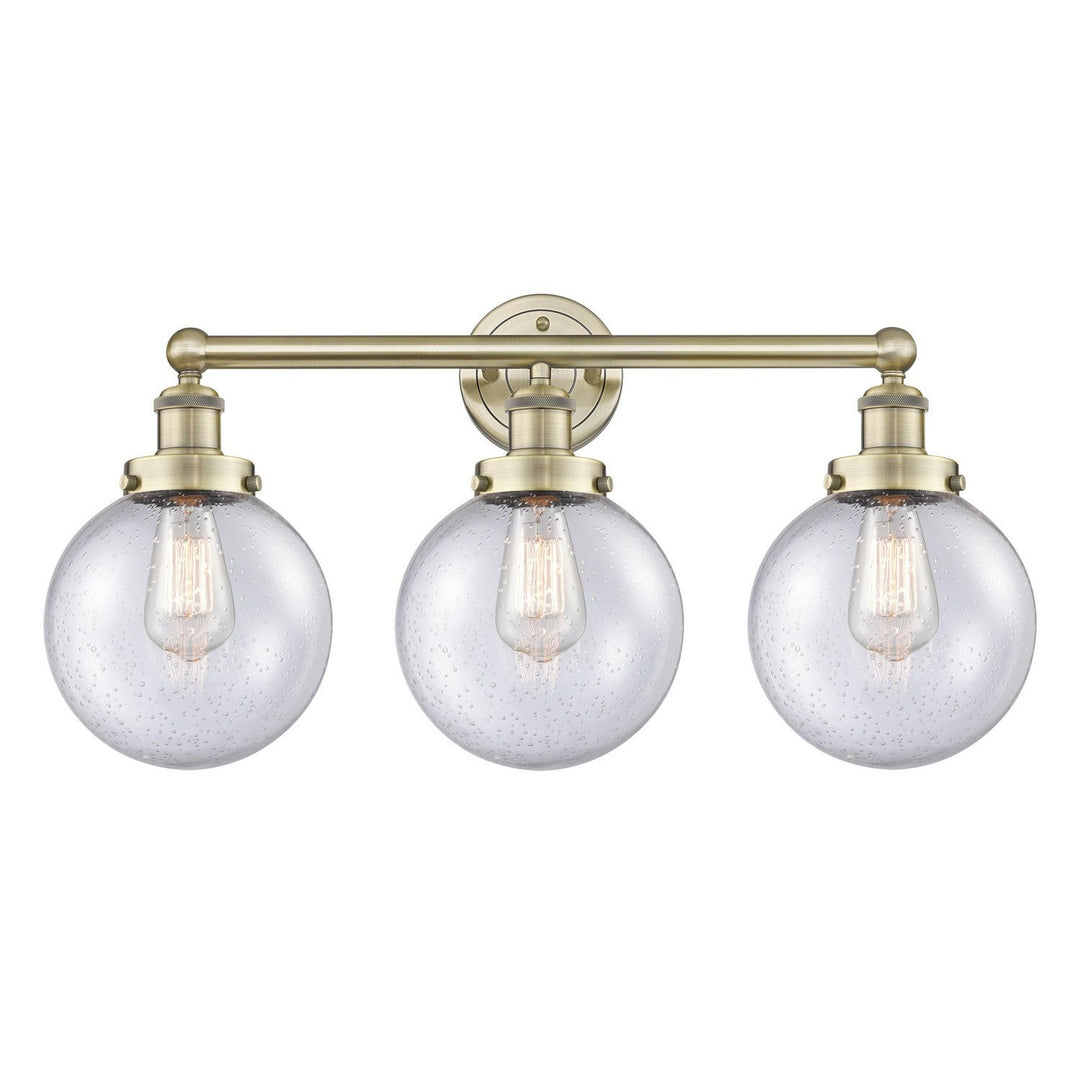 Innovations Edison 616-3W-AB-G204-8 Bath Vanity Light 25 in. wide - Antique Brass