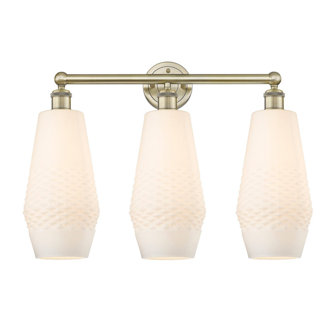 Innovations Downtown Urban 616-3W-AB-G681-7 Bath Vanity Light 25 in. wide - Antique Brass