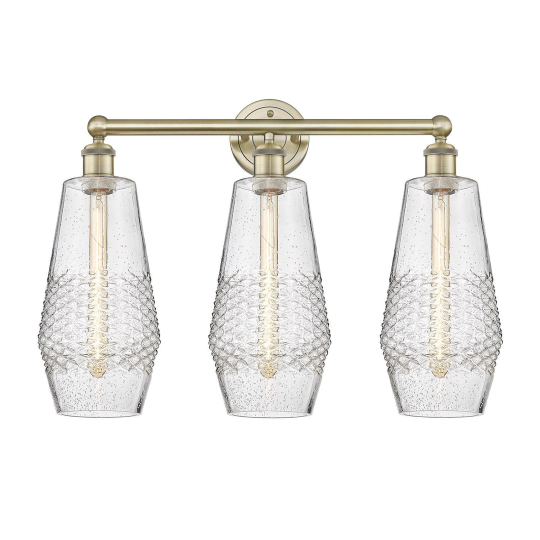 Innovations Downtown Urban 616-3W-AB-G684-7 Bath Vanity Light 25 in. wide - Antique Brass