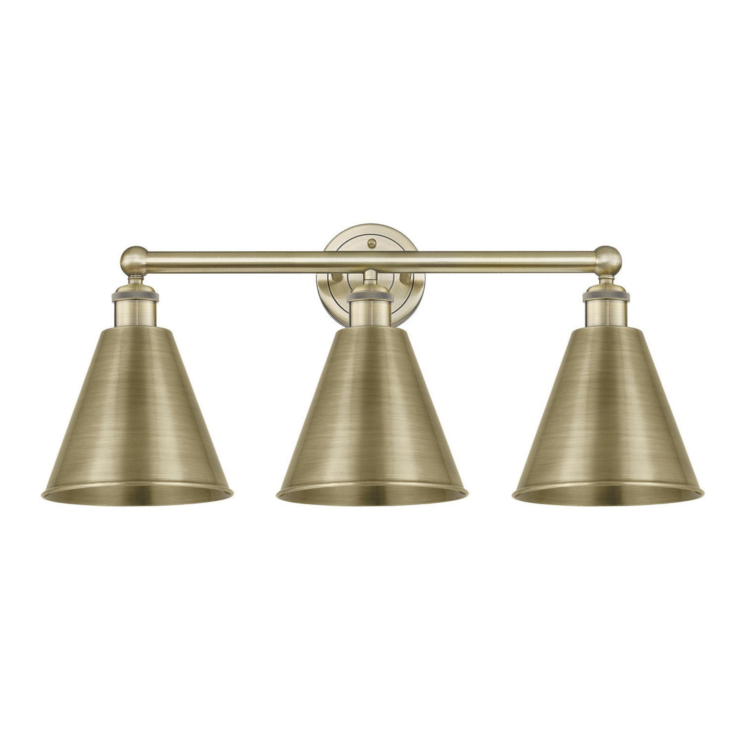 Innovations Downtown Urban 616-3W-AB-MBC-8-AB Bath Vanity Light 26 in. wide - Antique Brass