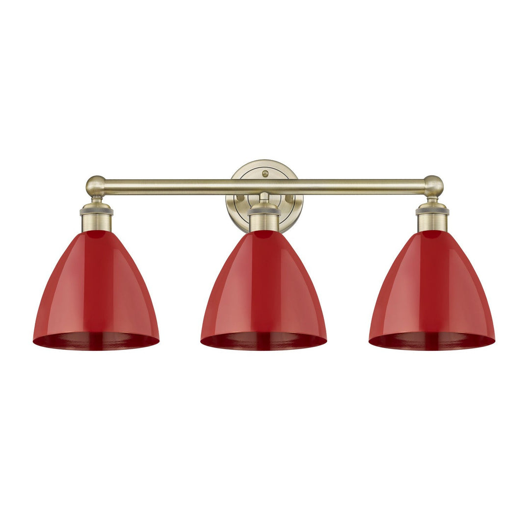 Innovations Edison 616-3W-AB-MBD-75-RD Bath Vanity Light 26 in. wide - Antique Brass