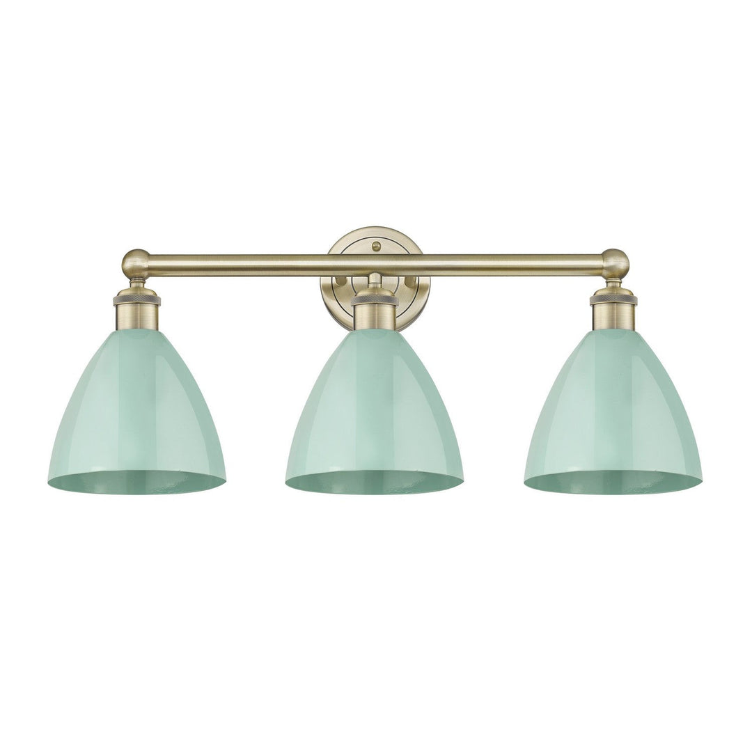 Innovations Downtown Urban 616-3W-AB-MBD-75-SF Bath Vanity Light 26 in. wide - Antique Brass