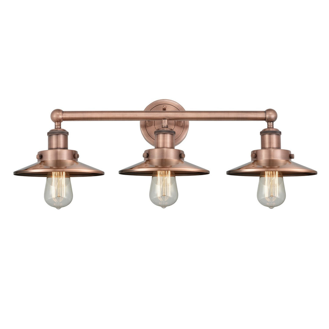 Innovations Downtown Urban 616-3W-AC-M3-AC Bath Vanity Light 26 in. wide - Antique Copper