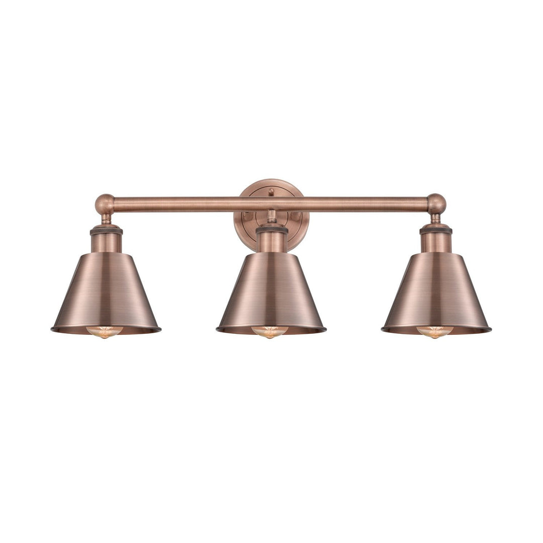 Innovations Ballston 616-3W-AC-M8-AC Bath Vanity Light 25 in. wide - Antique Copper