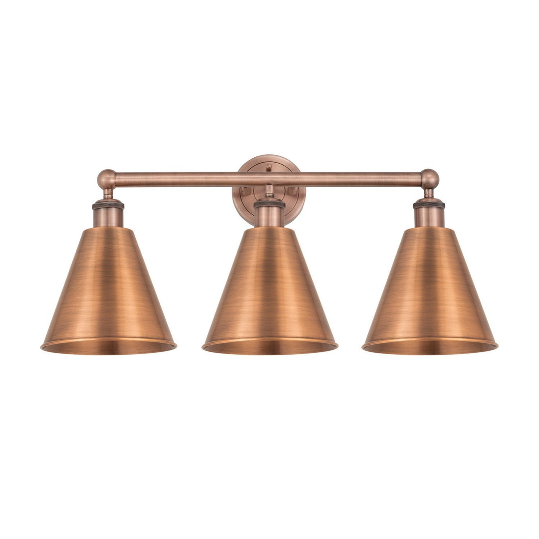 Innovations Downtown Urban 616-3W-AC-MBC-8-AC Bath Vanity Light 26 in. wide - Antique Copper