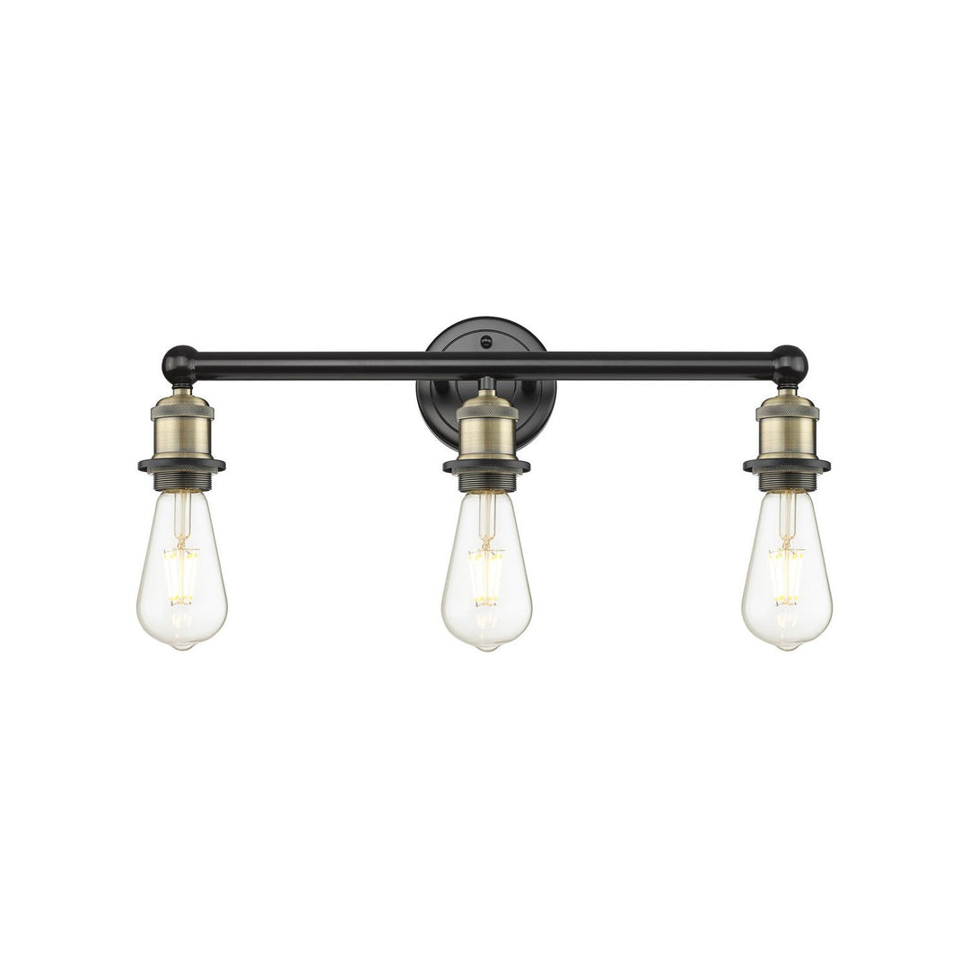 Innovations Downtown Urban 616-3W-BAB Bath Vanity Light 18 in. wide - Black Antique Brass