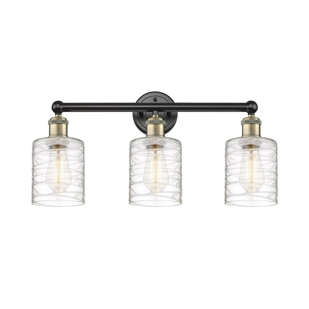 Innovations Edison 616-3W-BAB-G1113 Bath Vanity Light 23 in. wide - Black Antique Brass