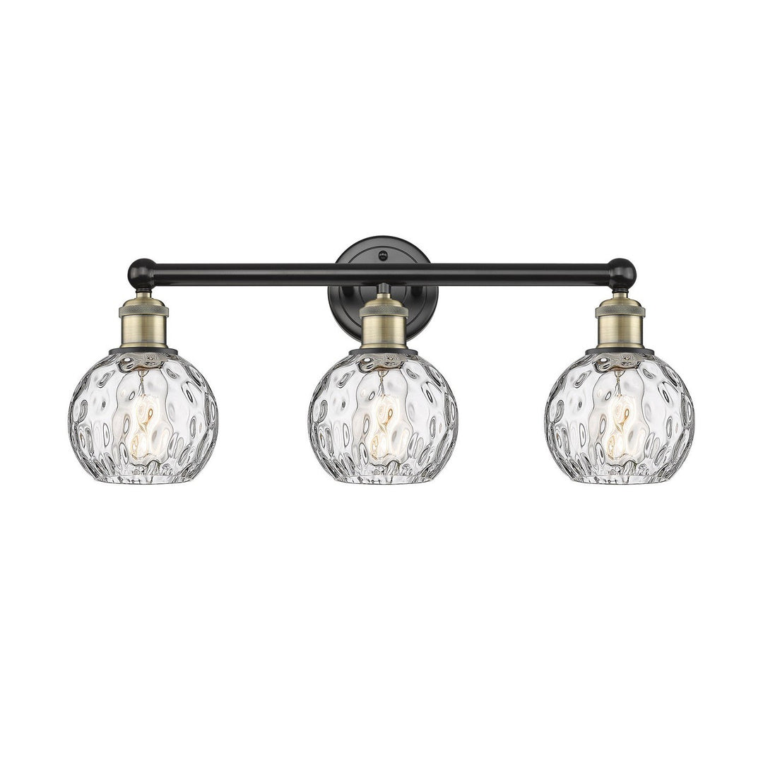 Innovations Edison 616-3W-BAB-G1215-6 Bath Vanity Light 24 in. wide - Black Antique Brass