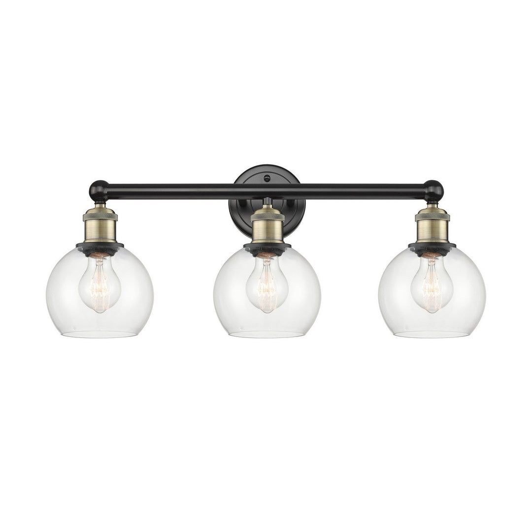 Innovations Edison 616-3W-BAB-G122-6 Bath Vanity Light 24 in. wide - Black Antique Brass