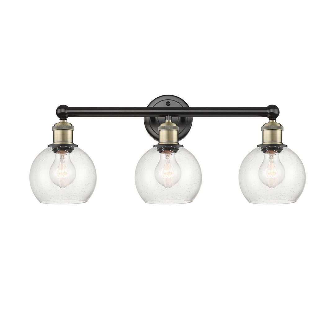 Innovations Edison 616-3W-BAB-G124-6 Bath Vanity Light 24 in. wide - Black Antique Brass