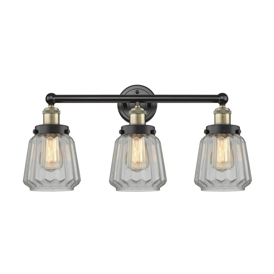 Innovations Edison 616-3W-BAB-G142 Bath Vanity Light 25 in. wide - Black Antique Brass