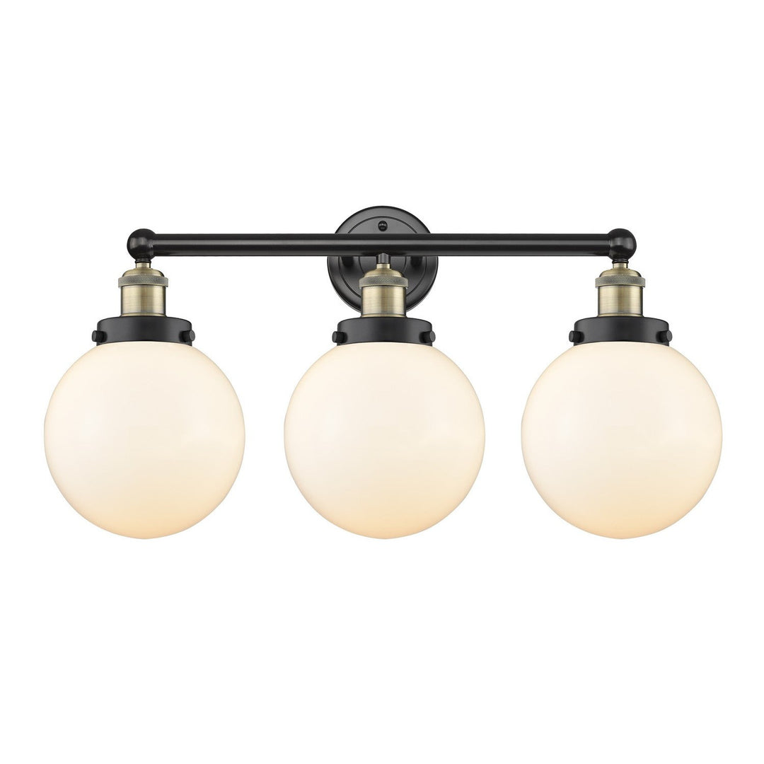 Innovations Edison 616-3W-BAB-G201-8 Bath Vanity Light 25 in. wide - Black Antique Brass