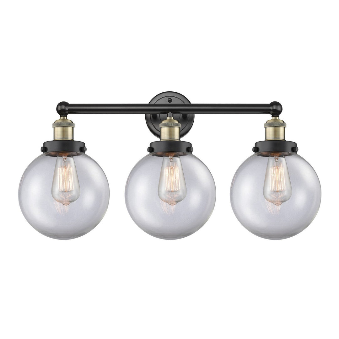 Innovations Edison 616-3W-BAB-G202-8 Bath Vanity Light 25 in. wide - Black Antique Brass