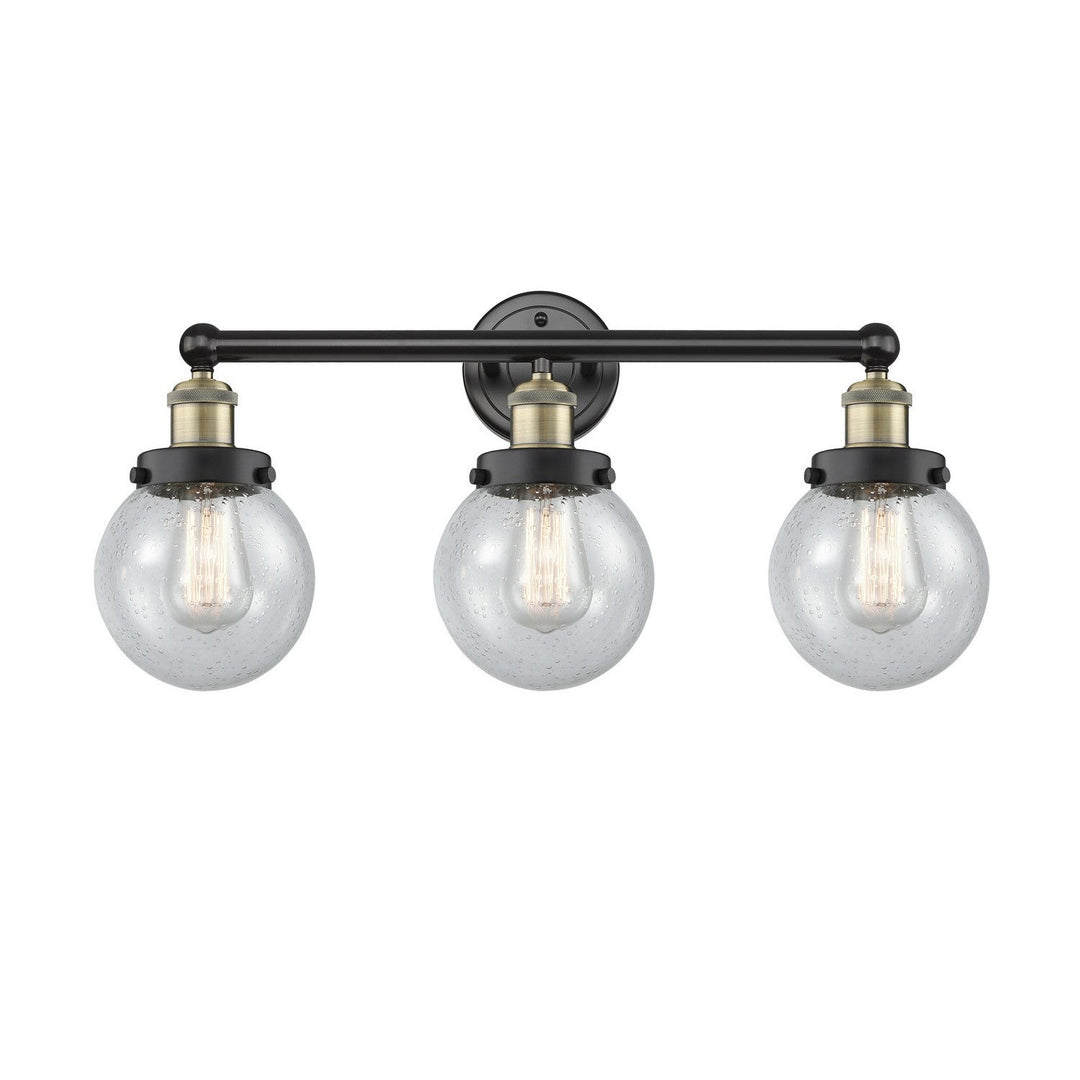 Innovations Edison 616-3W-BAB-G204-6 Bath Vanity Light 25 in. wide - Black Antique Brass
