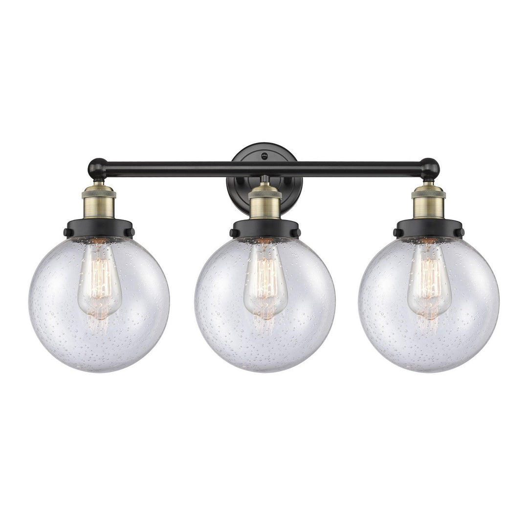 Innovations Edison 616-3W-BAB-G204-8 Bath Vanity Light 25 in. wide - Black Antique Brass