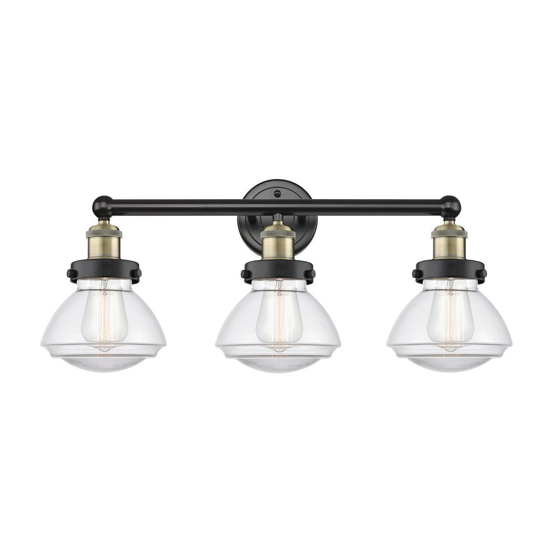 Innovations Edison 616-3W-BAB-G322 Bath Vanity Light 25 in. wide - Black Antique Brass