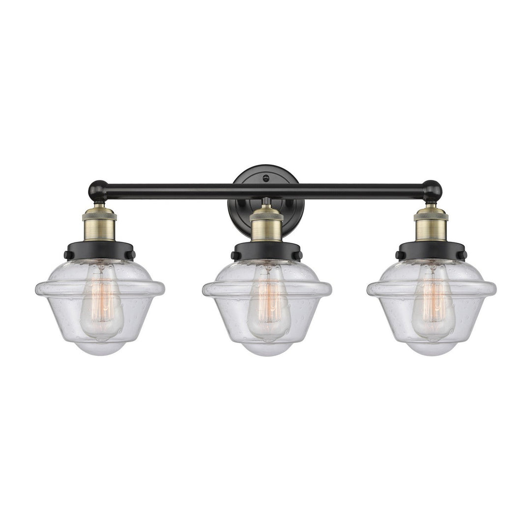 Innovations Edison 616-3W-BAB-G534 Bath Vanity Light 25 in. wide - Black Antique Brass