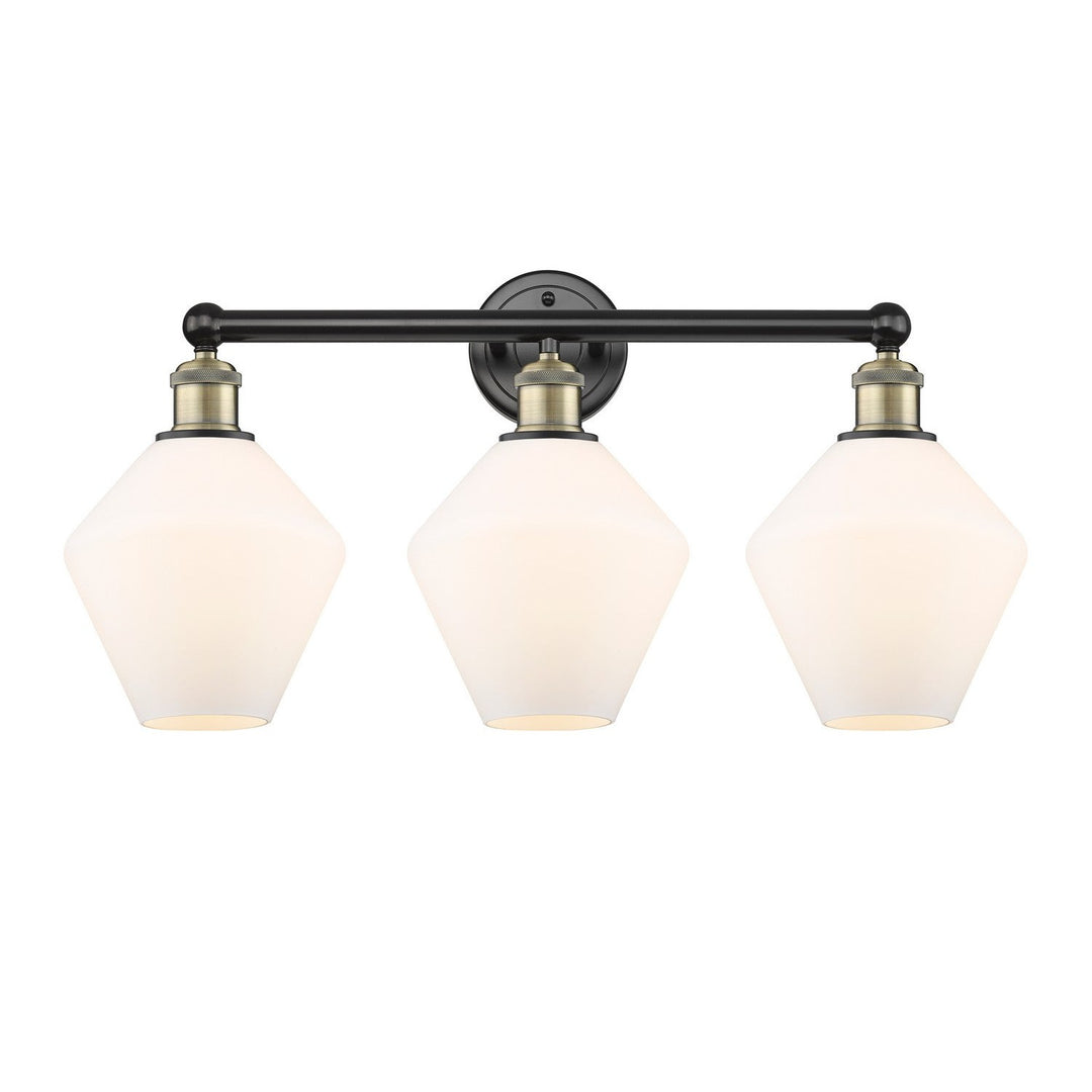 Innovations Downtown Urban 616-3W-BAB-G651-8 Bath Vanity Light 26 in. wide - Black Antique Brass