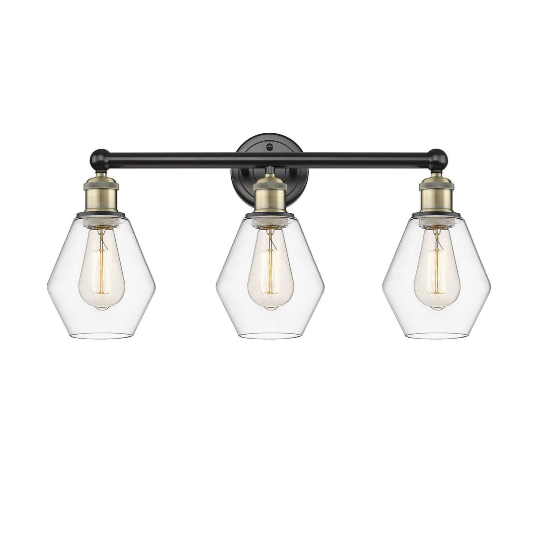 Innovations Edison 616-3W-BAB-G652-6 Bath Vanity Light 24 in. wide - Black Antique Brass