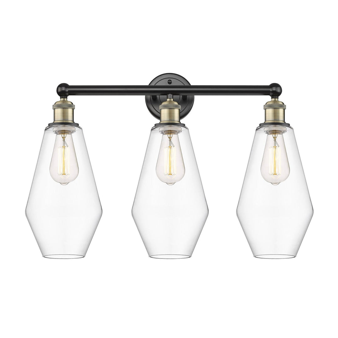 Innovations Downtown Urban 616-3W-BAB-G652-7 Bath Vanity Light 25 in. wide - Black Antique Brass