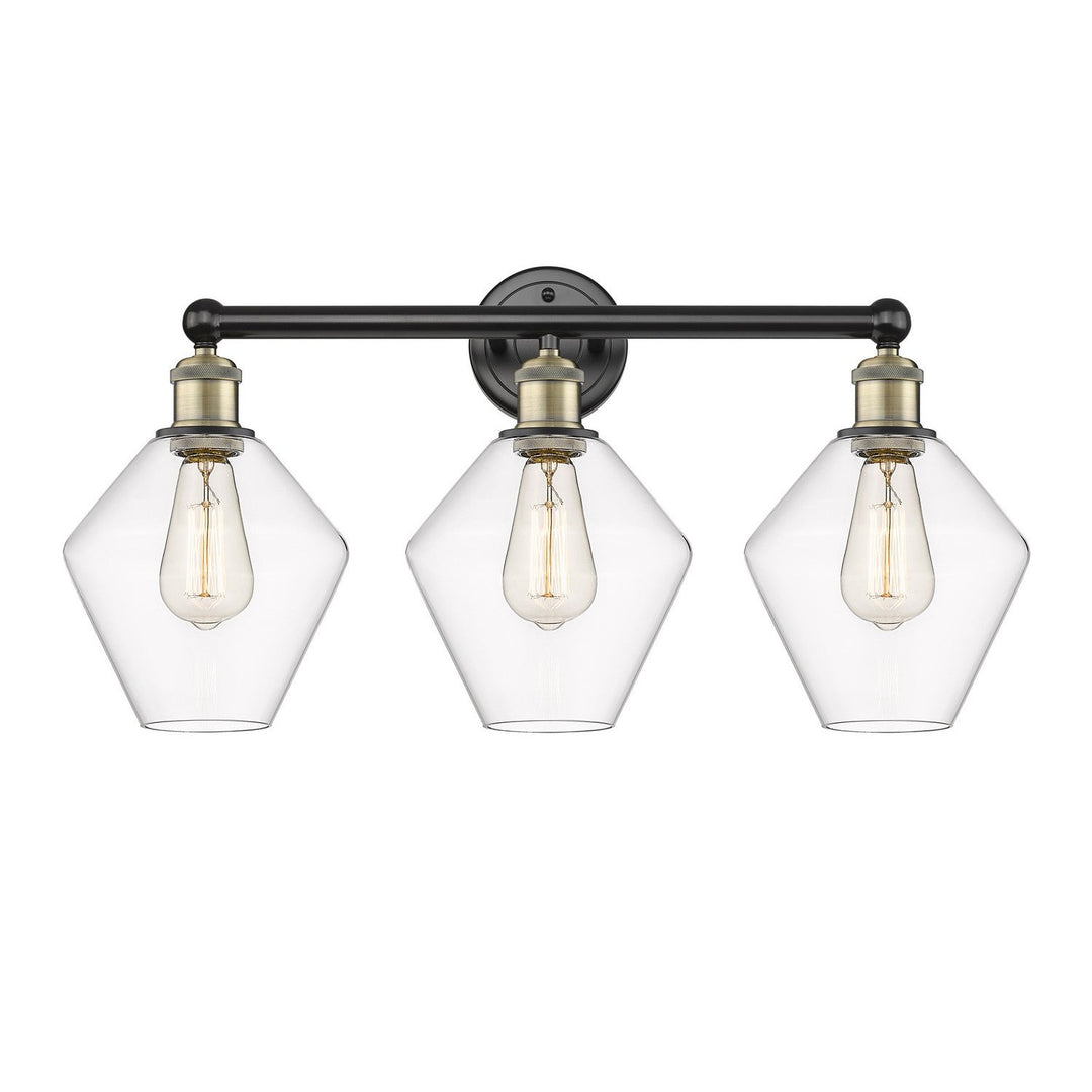 Innovations Downtown Urban 616-3W-BAB-G652-8 Bath Vanity Light 26 in. wide - Black Antique Brass