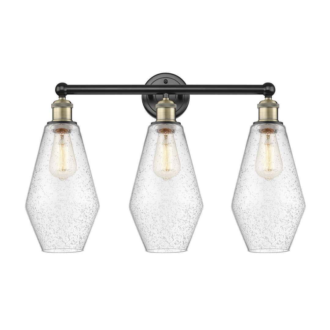 Innovations Downtown Urban 616-3W-BAB-G654-7 Bath Vanity Light 25 in. wide - Black Antique Brass