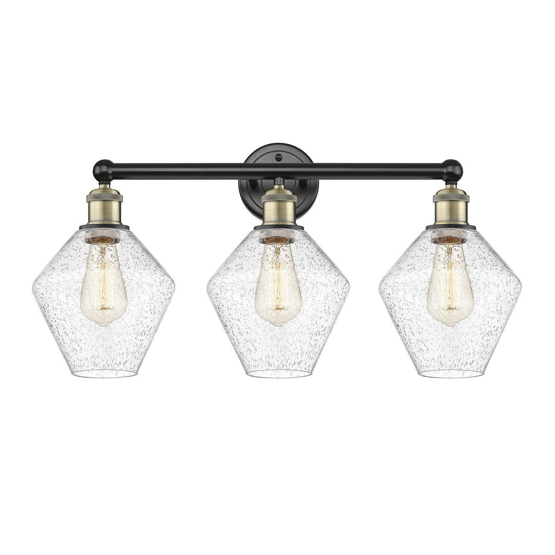 Innovations Downtown Urban 616-3W-BAB-G654-8 Bath Vanity Light 26 in. wide - Black Antique Brass
