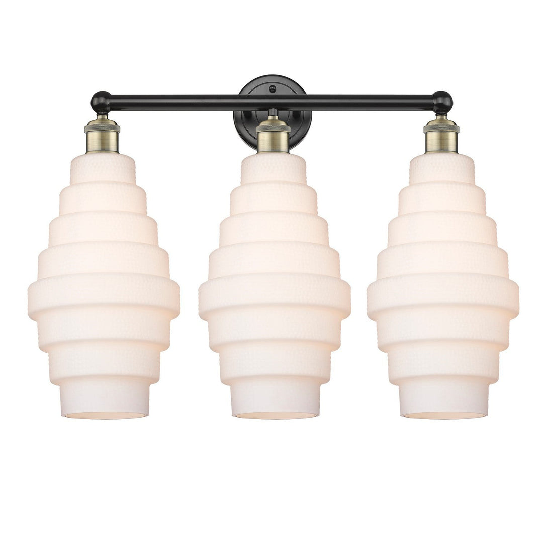 Innovations Downtown Urban 616-3W-BAB-G671-8 Bath Vanity Light 26 in. wide - Black Antique Brass