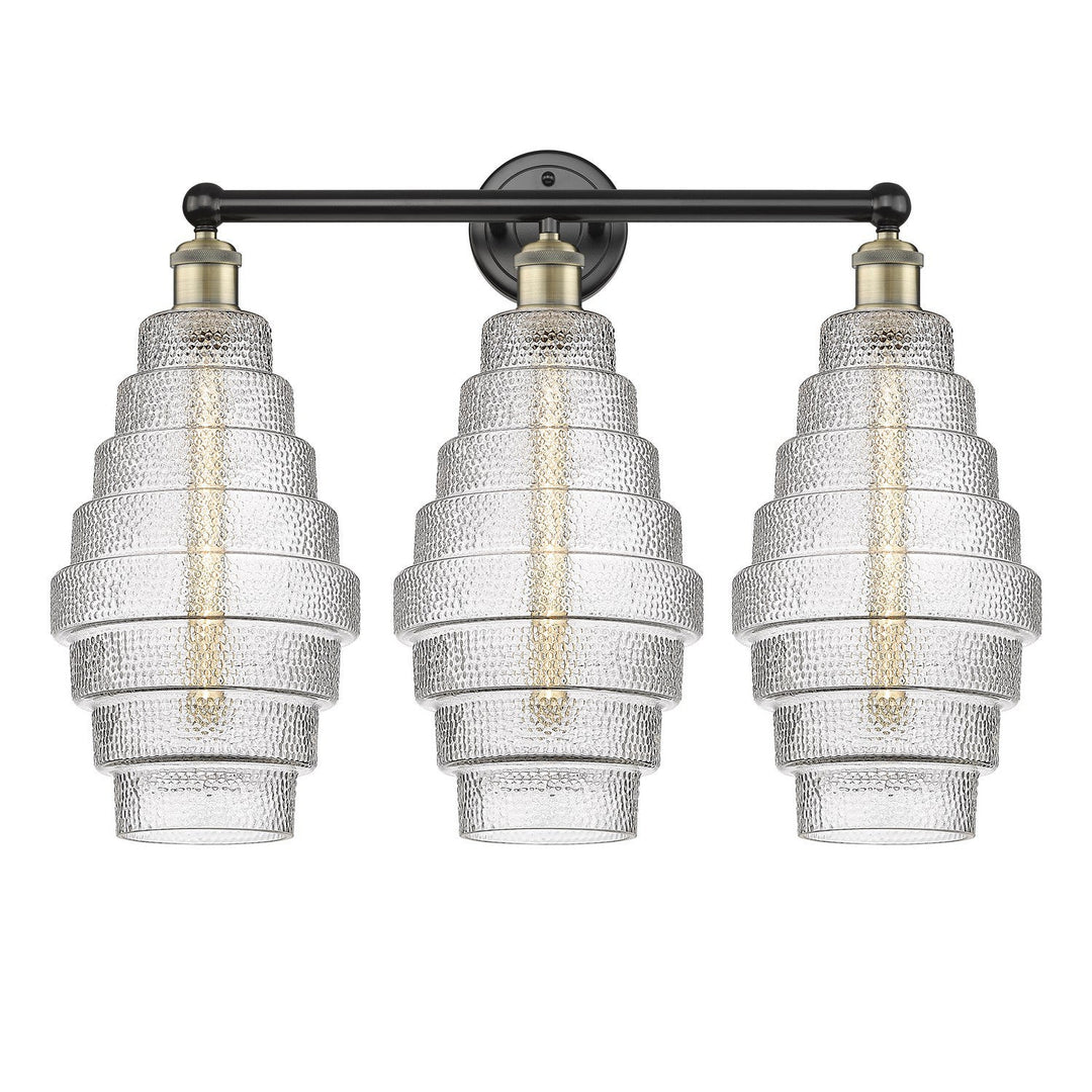 Innovations Downtown Urban 616-3W-BAB-G672-8 Bath Vanity Light 26 in. wide - Black Antique Brass