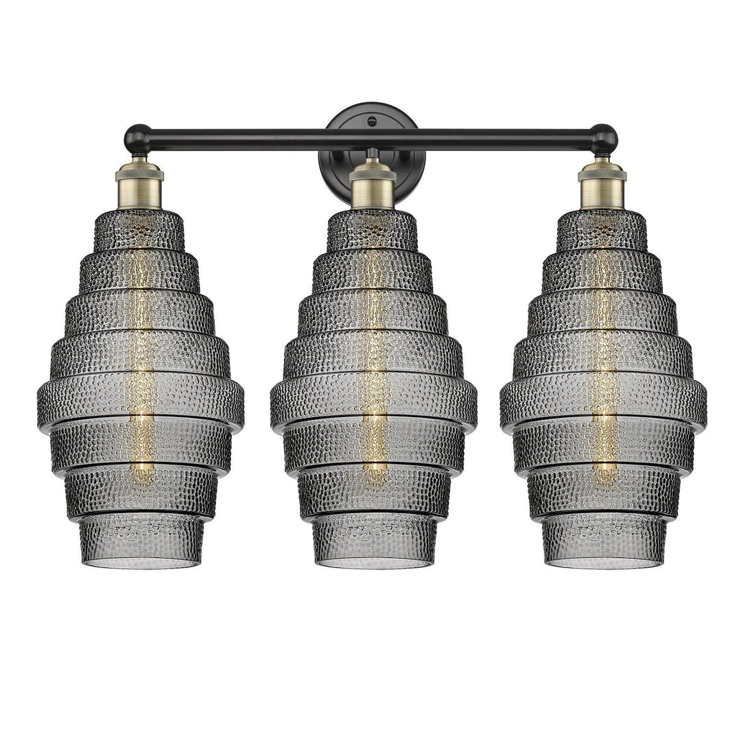 Innovations Downtown Urban 616-3W-BAB-G673-8 Bath Vanity Light 26 in. wide - Black Antique Brass