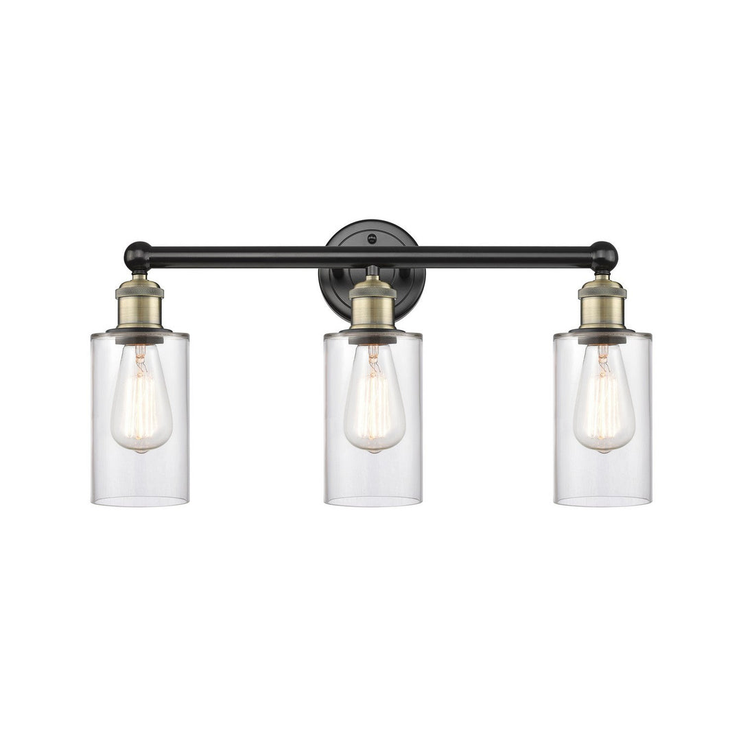 Innovations Edison 616-3W-BAB-G802 Bath Vanity Light 22 in. wide - Black Antique Brass