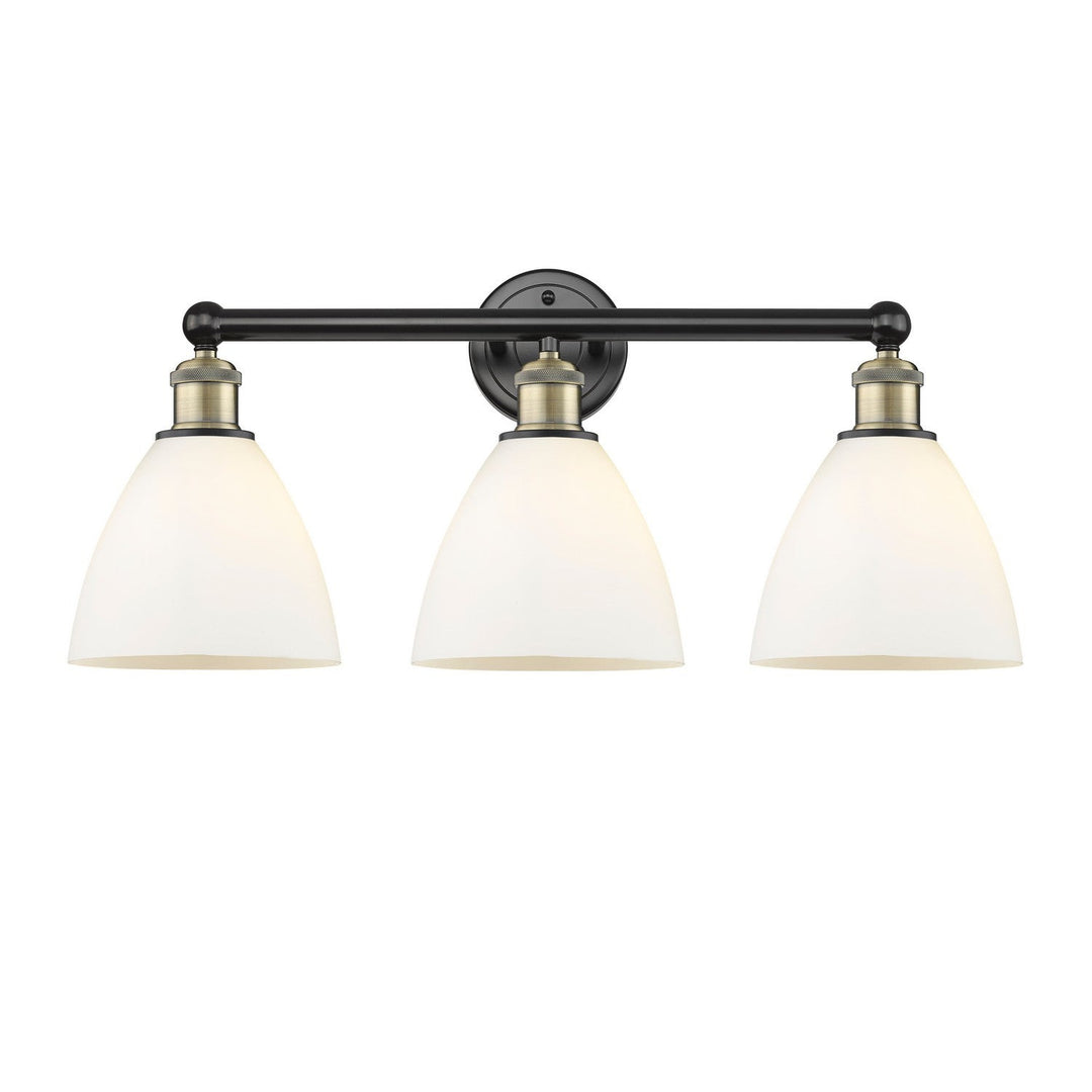 Innovations Edison 616-3W-BAB-GBD-751 Bath Vanity Light 26 in. wide - Black Antique Brass