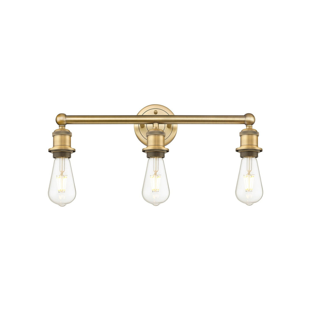 Innovations Downtown Urban 616-3W-BB Bath Vanity Light 18 in. wide - Brushed Brass