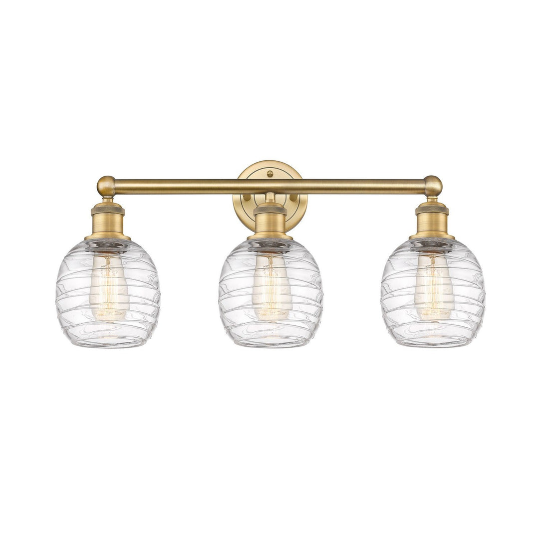 Innovations Edison 616-3W-BB-G1013 Bath Vanity Light 24 in. wide - Brushed Brass