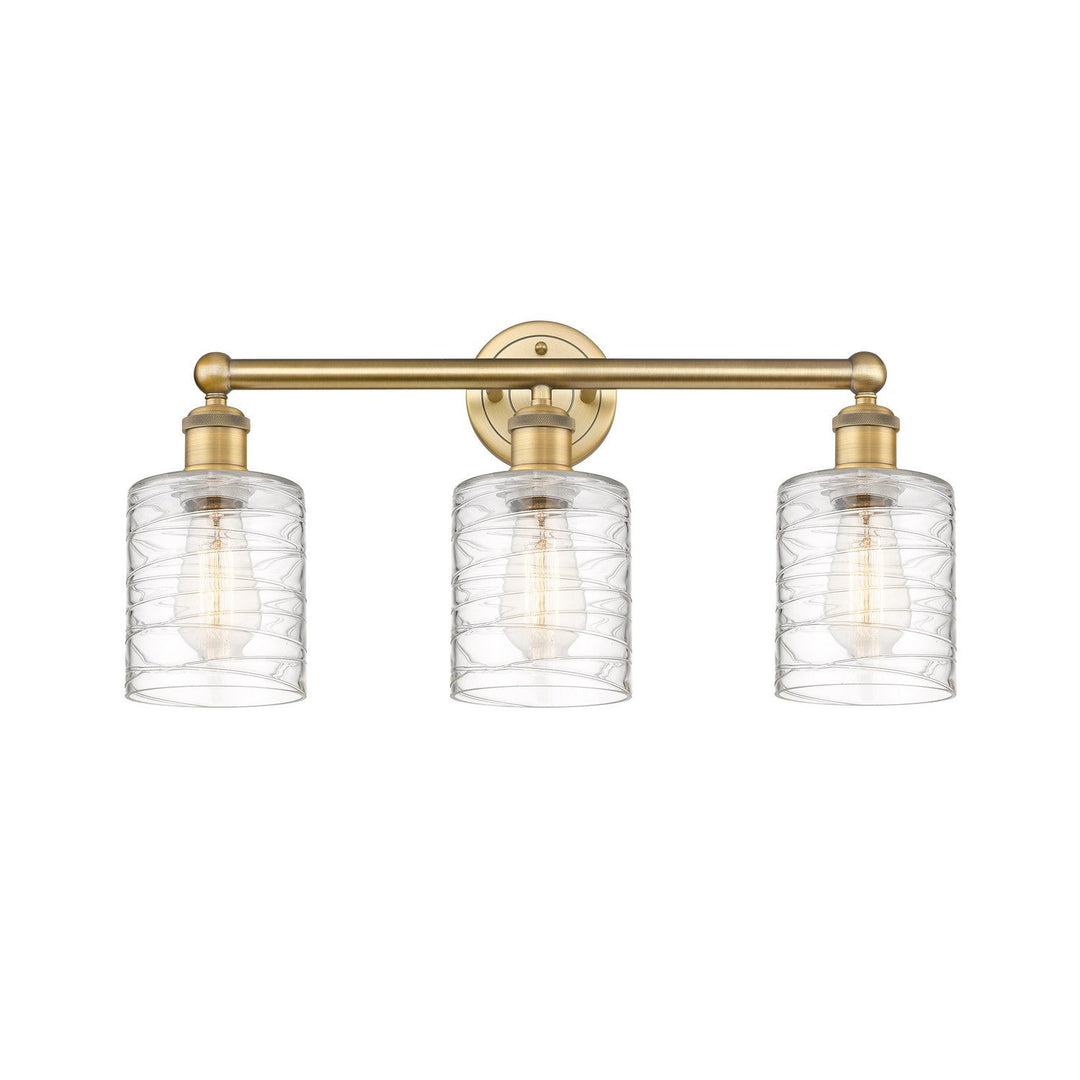 Innovations Edison 616-3W-BB-G1113 Bath Vanity Light 23 in. wide - Brushed Brass