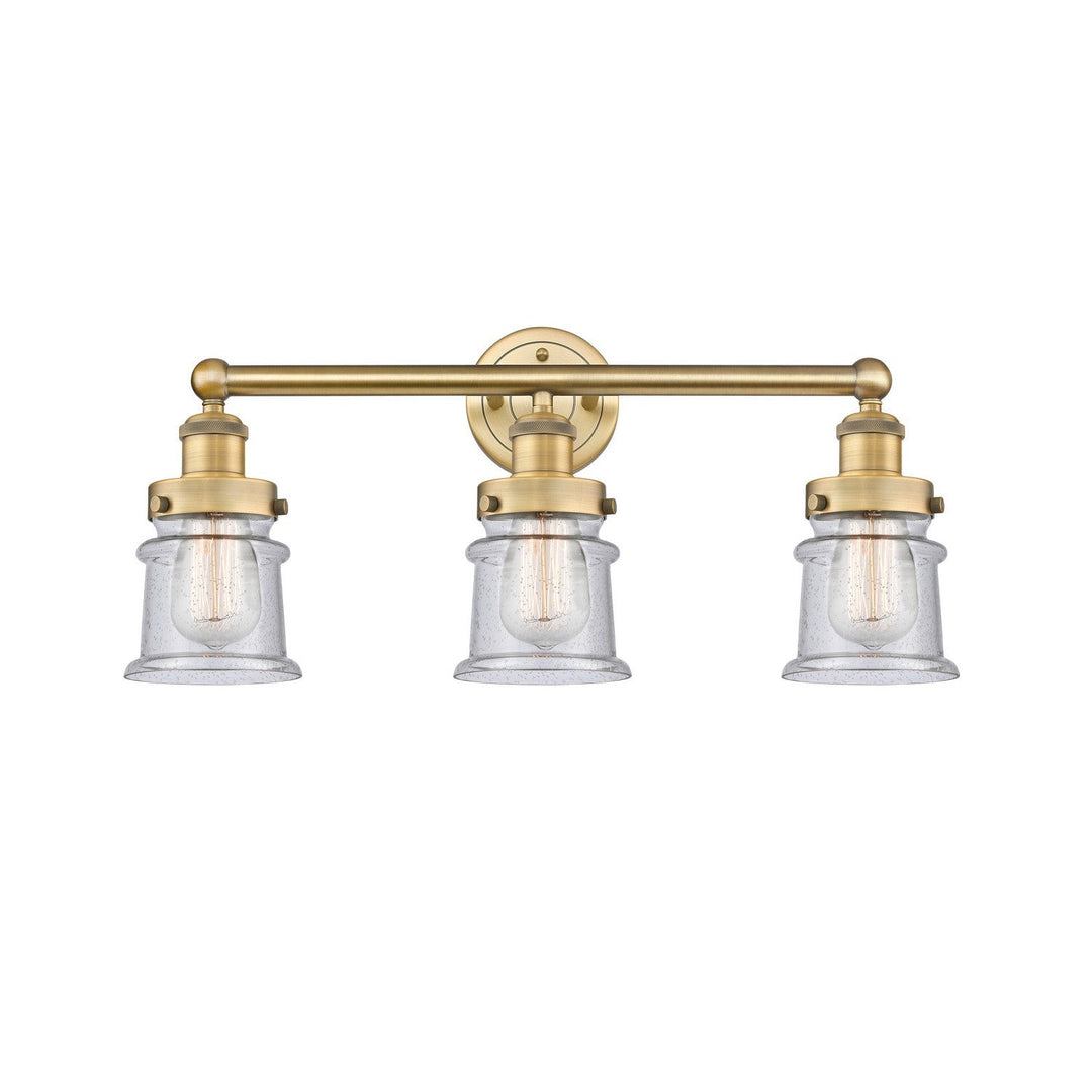 Innovations Edison 616-3W-BB-G184S Bath Vanity Light 24 in. wide - Brushed Brass