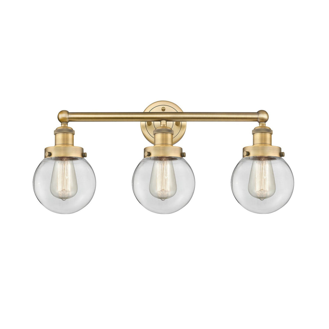Innovations Edison 616-3W-BB-G202-6 Bath Vanity Light 25 in. wide - Brushed Brass