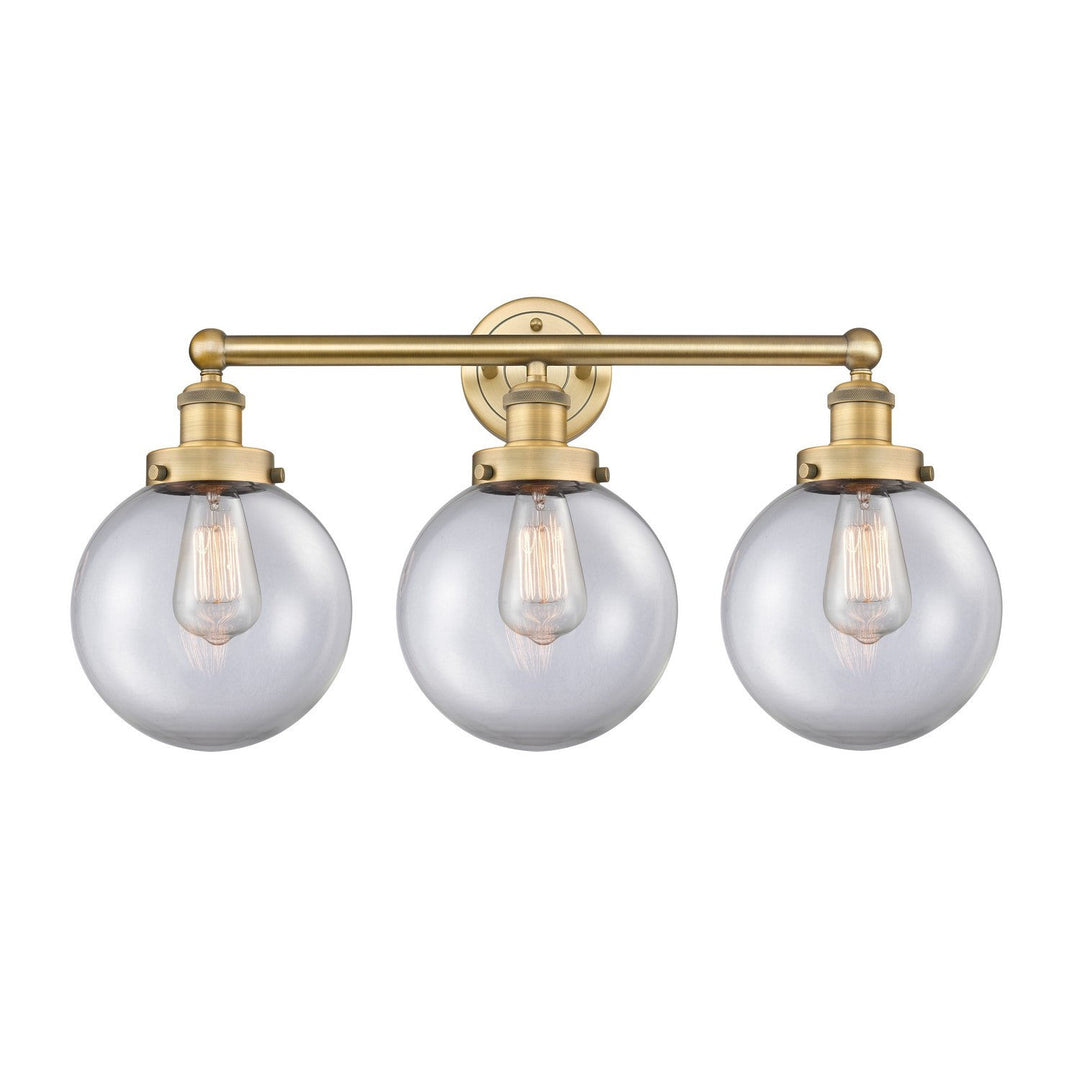 Innovations Edison 616-3W-BB-G202-8 Bath Vanity Light 25 in. wide - Brushed Brass